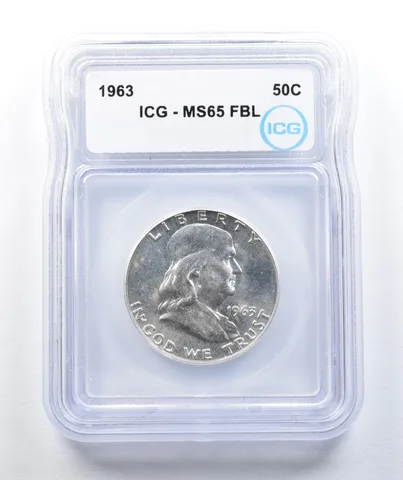 1963 Franklin Half Dollar MS65 FBL ICG *8521