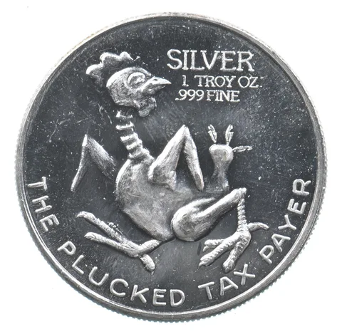 VINTAGE Art Bar/Round The World Trade Unit 1 Oz. .999 Silver 1 Troy Ounce *196