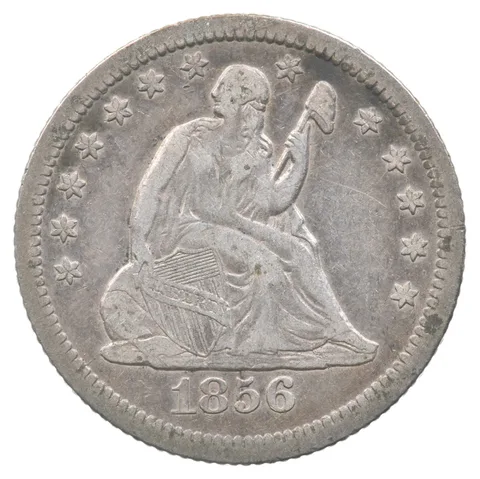 1856-O Seated Liberty Quarter *8883