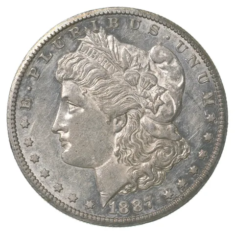 1887-S Morgan Silver Dollar a6687