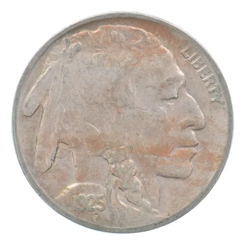 1925 Indian Head Buffalo Nickel Beautiful Tone *2175