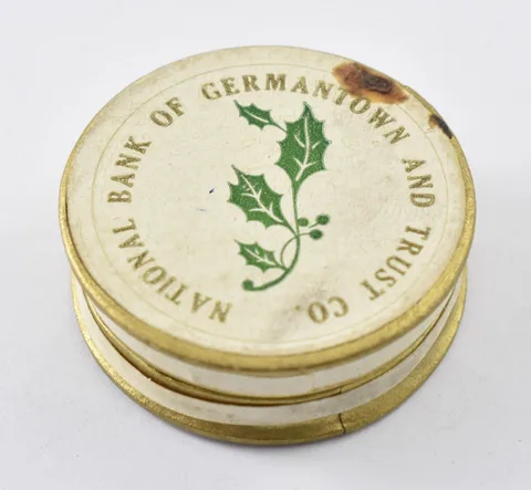 Round Bank Holiday US $5/$2.50 Box 1920's Gold Coin Gift Presentation a5925