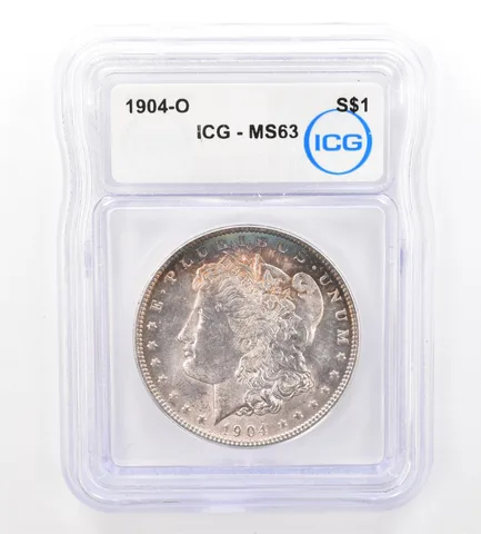 1904-O Morgan Silver Dollar MS63 ICG Peripheral Tone *7364