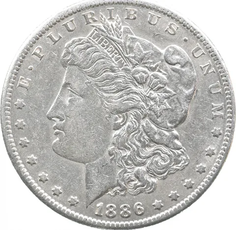 1886-S Morgan Silver Dollar a5149