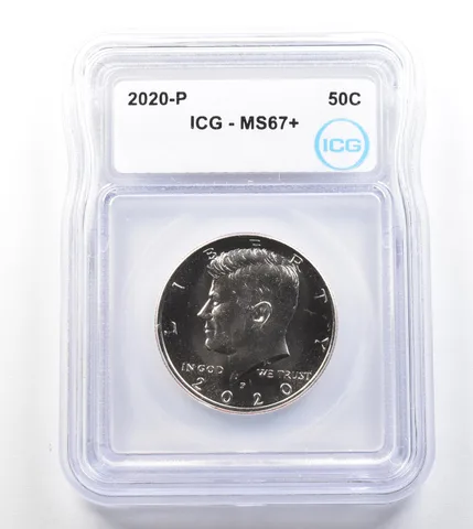 2020-P Kennedy Half Dollar MS67+ ICG a1874