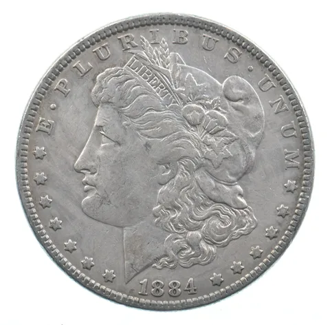 Early - 1884 Morgan Silver Dollar - 90% US Coin *691