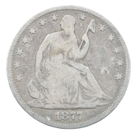 1877-CC Seated Liberty Half Dollar *5027