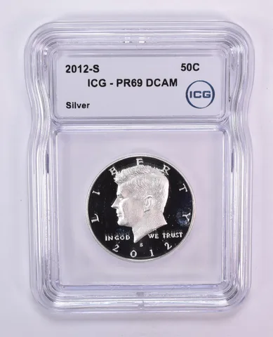 2012-S Kennedy Half Dollar Silver PR69 DCAM ICG