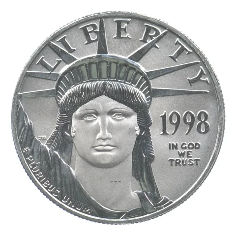 1998 (P) $100 American Platinum Eagle Unc 1 Oz