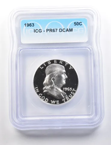 1963 Franklin Half Dollar PR67 DCAM ICG a9534