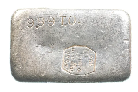 9.99 Troy Oz Silver Bar Deak Perera Vintage Poured Capital Metals 10 *5546
