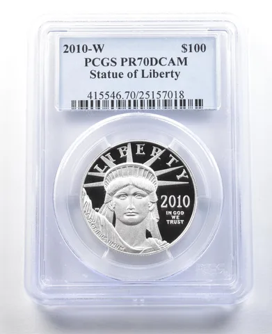 2010-W $100 American Platinum Eagle 1 Oz Platinum PR70 DCAM PCGS
