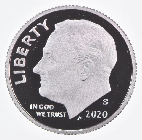 2020-S Roosevelt Dime Proof .999 Silver