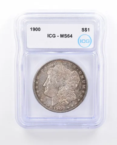 1900 Morgan Silver Dollar MS64 ICG Beautiful Tone *3704