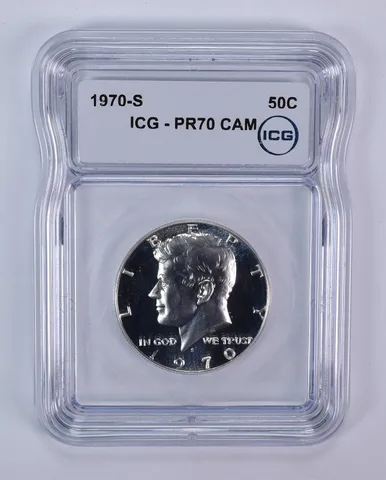 1970-S Kennedy Half Dollar PR70 CAM ICG