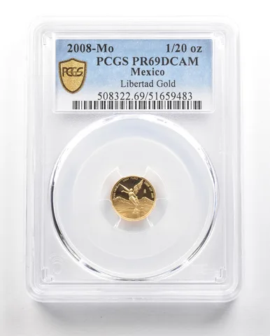 2008 Mo Mexico 1/20 Onza Gold Libertad PR69 DCAM PCGS a6541