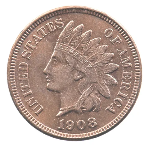 1908 Indian Head Cent *9060