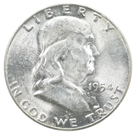 1954 Franklin Half Dollar FS-401 *8853