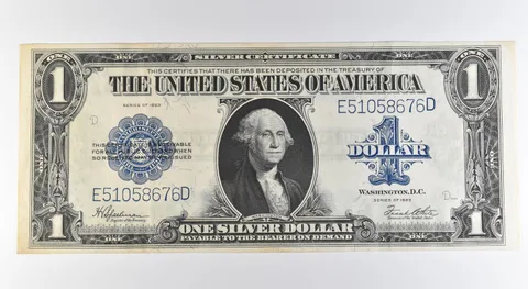 1923 $1 Silver Certificate Large Note Blue Seal Fr#237 a0543