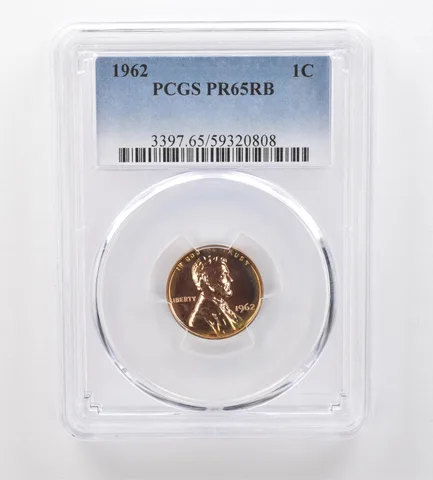 1962 Lincoln Memorial Cent PR65 RB PCGS Beautiful Tone *2071