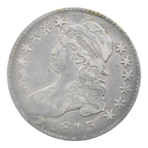 1813 Capped Bust Half Dollar O-106 R2 *5065