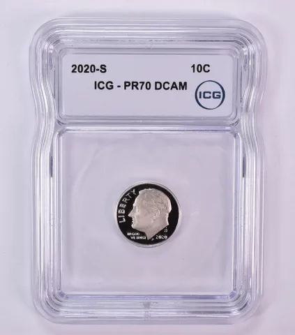 2020-S Roosevelt Dime PR70 DCAM ICG