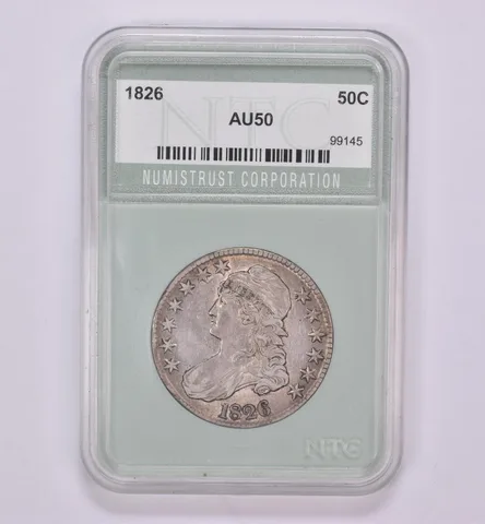 1826 Capped Bust Half Dollar Beautiful Tone *0458