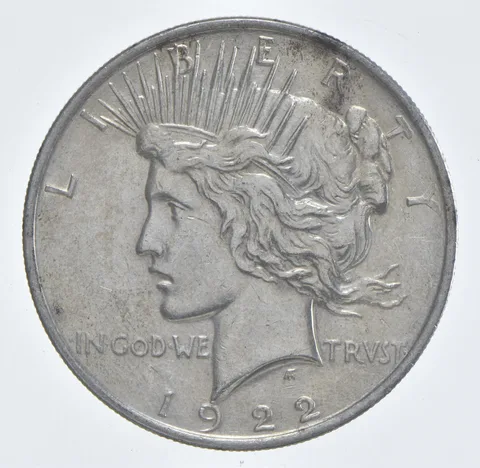 Better - 1922 Peace Silver Dollar - 90% US Coin *702