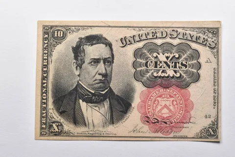 1874-A 10 Cents United States Fractional Currency *9551