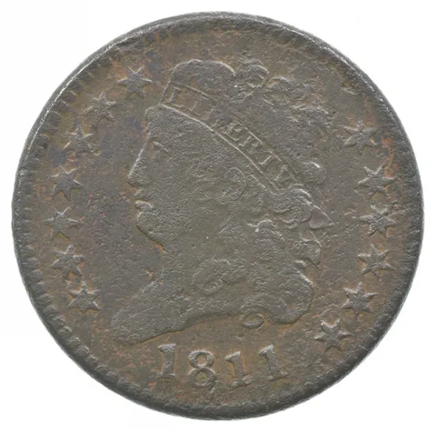 1811 Classic Head Half Cent Piece *7068