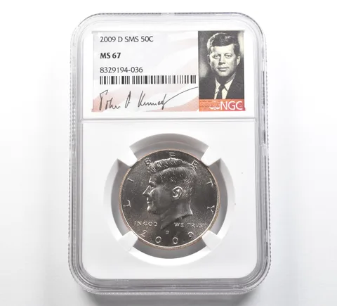 2009-D SMS Kennedy Half Dollar MS67 NGC Special Label