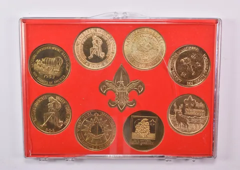 1927-1973 National Jamboree Boy Scout Souvenir Token Set *1829