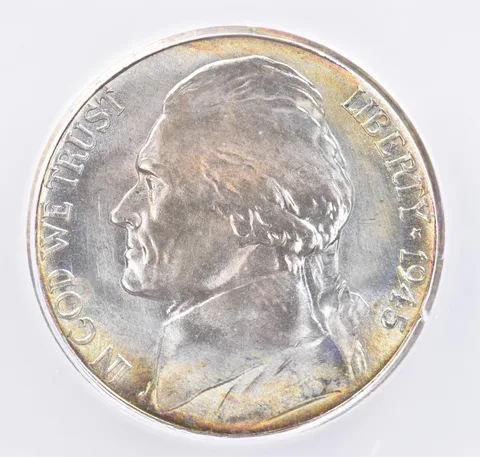 1945-S Jefferson Nickel MS68 ICG Beautiful Tone *2139