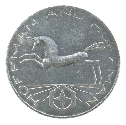 1981 1 Oz Silver Hoffman And Hoffman Unicorn a0741