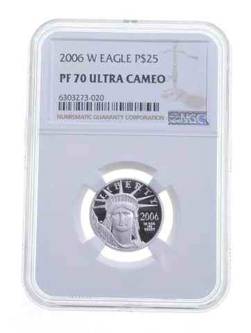 PF70 UCAM 2006-W $25 American Platinum Eagle - Graded NGC a6038