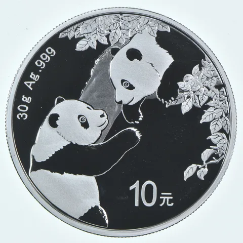 2023 China 10 Yuan Silver Panda 1 Oz Silver