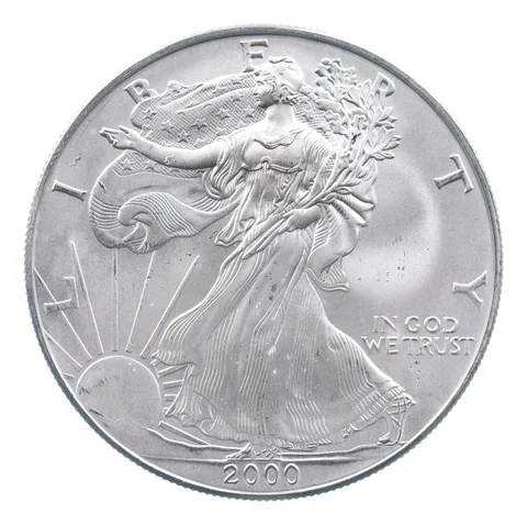 Better Date 2000 American Silver Eagle 1 Troy Oz .999 Fine Silver *700