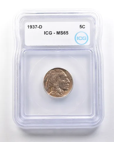 1937-D Indian Head Buffalo Nickel MS65 ICG *1379
