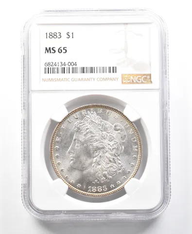 1883 Morgan Silver Dollar MS65 NGC a2267