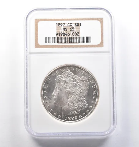 1892-CC Morgan Silver Dollar MS65 NGC PQ *3858