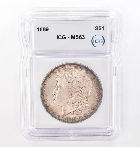 1889 Morgan Silver Dollar MS63 ICG Beautiful Tone *4299