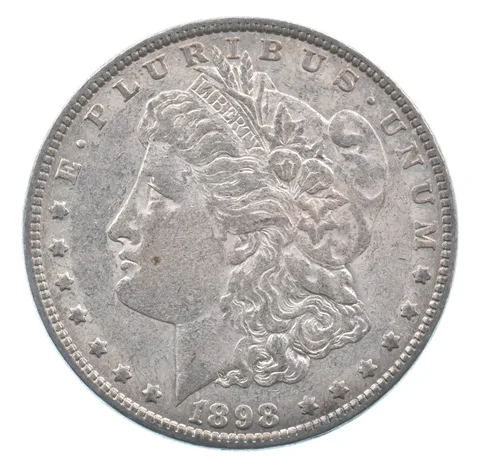 Better 1898 Morgan Silver Dollar - 90% US Coin - Nice Coin *537
