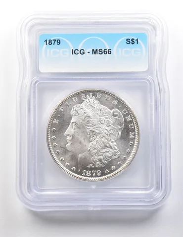 1879 Morgan Silver Dollar MS66 ICG