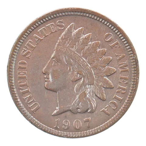 1907 Indian Head Cent Beautiful Tone *9294