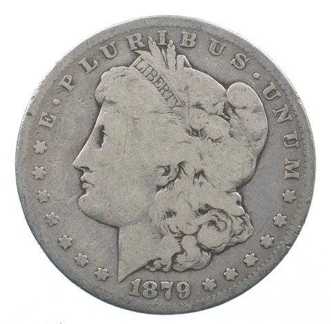 Early - 1879-S Morgan Silver Dollar - 90% US Coin *604