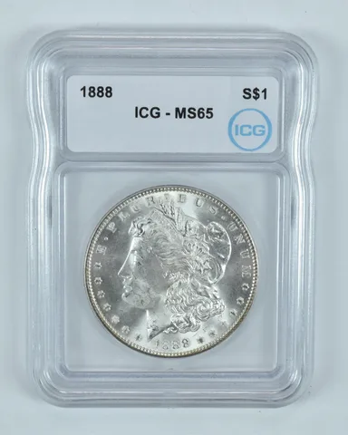 1888 Morgan Silver Dollar MS65 ICG