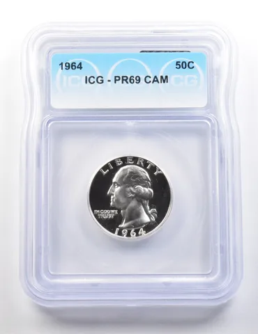 1964 Washington Quarter PR69 CAM ICG *9531