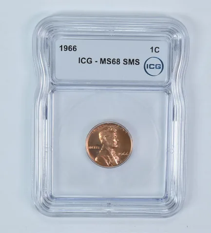 1966 Lincoln Memorial Cent MS68 SMS ICG