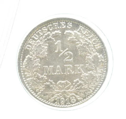 1918 F Germany Half Mark Gem Unc a0161
