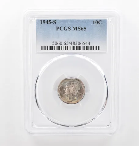 1945-S Mercury Dime MS65 PCGS Beautiful Tone *2195